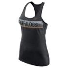 Women's Nike Colorado Buffaloes Dri-fit Touch Tank Top, Size: Xxl, Black