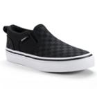 Vans Asher Boys' Checkered Skate Shoes, Boy's, Size: Medium (13), Black