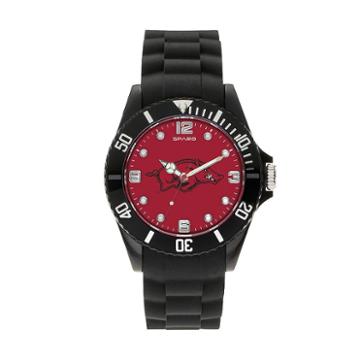 Sparo Men's Spirit Arkansas Razorbacks Watch, Black