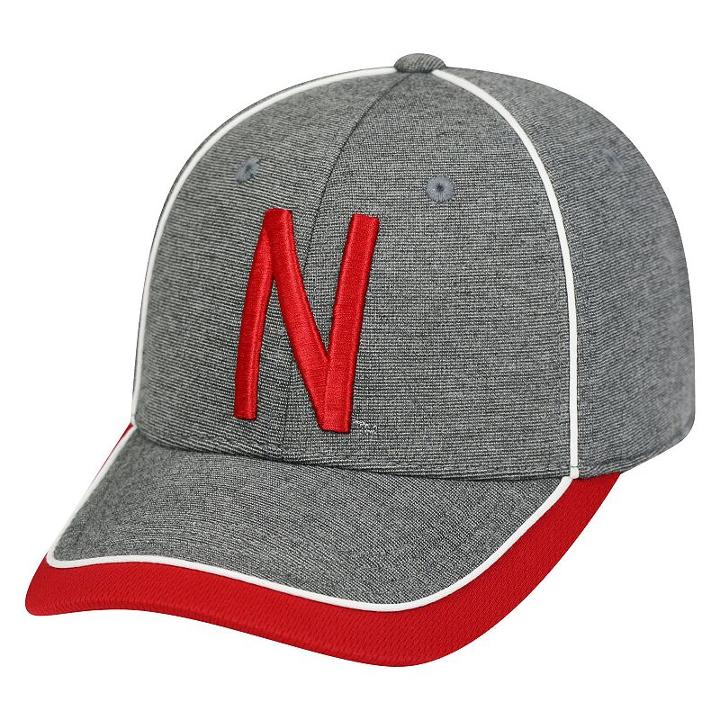 Adult Top Of The World Nebraska Cornhuskers Memory Fit Cap, Men's, Med Grey