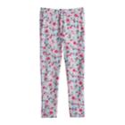 Girls 4-10 Jumping Beans&reg; Print Full-length Leggings, Size: 6, Light Grey