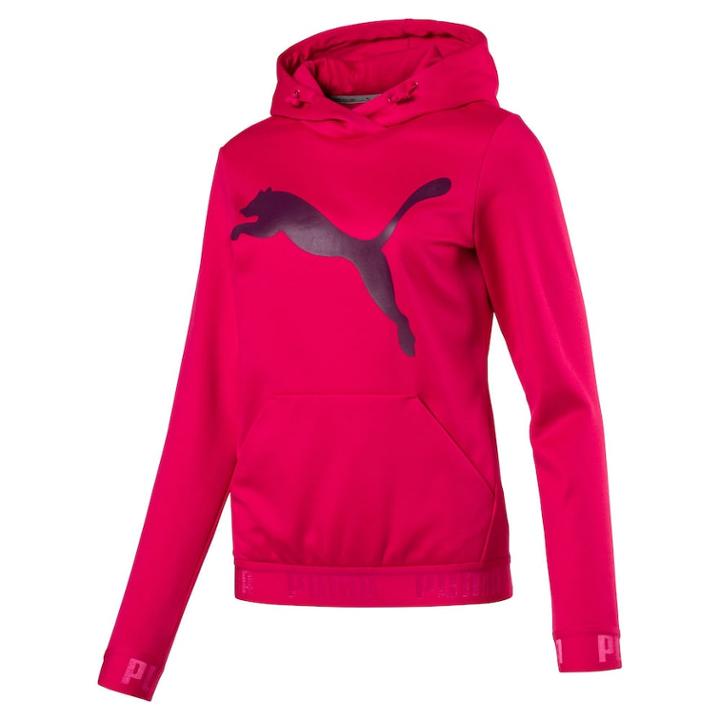 Women's Puma Urban Sports Big Cat Graphic Hoodie, Size: Medium, Pink Other