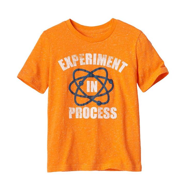 Boys 4-10 Jumping Beans&reg; Experiment In Process Graphic Tee, Boy's, Size: 4, Drk Orange