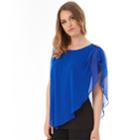 Women's Apt. 9&reg; Asymmetrical Popover Top, Size: Medium, Brt Blue