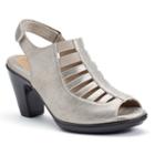 Croft & Barrow&reg; Women's Caged High Heels, Size: 7, Light Grey