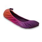 Dearfoams Women's Ombre Ballerina Slippers, Size: Medium, Purple Oth