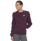 Women's Nike Cozy Classic Sweatshirt, Size: Medium, Dark Red