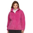 Plus Size Columbia Three Lakes Fleece Jacket, Women's, Size: 1xl, Brt Red
