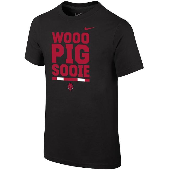 Boys 8-20 Nike Arkansas Razorbacks Local Verbiage Tee, Size: L 14-16, Black
