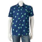 Men's Pokemon Squirtle Button-down Shirt, Size: Small, Blue