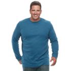 Big & Tall Croft & Barrow&reg; Classic-fit Stretch Performance Crewneck Tee, Men's, Size: Xl Tall, Turquoise/blue (turq/aqua)