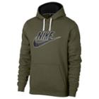 Men's Nike Fleece Pull-over Hoodie, Size: Medium, Green