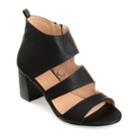 Journee Collection Juniper Women's High Heel Sandals, Size: Medium (8), Black