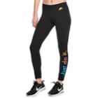Women's Nike Sportswear Midrise Just Do It Graphic Leggings, Size: Small, Grey (charcoal)