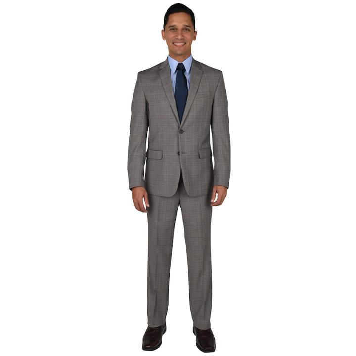 Men's Geoffrey Beene Tailored-fit Suit, Size: 44r 38, Med Brown