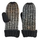 Madden Nyc Women's Lined Spectrum Knit Mittens, Beige Oth