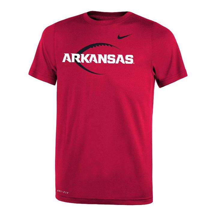 Boys 8-20 Nike Arkansas Razorbacks Legend Icon Tee, Size: S 8, Red