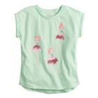 Girls 4-10 Jumping Beans&reg; High-low Roll Cuff Dolman Tee, Size: 8, Lt Green