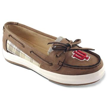 Women's Campus Cruzerz Westwind Indiana Hoosiers Boat Shoes, Size: 6, Brown