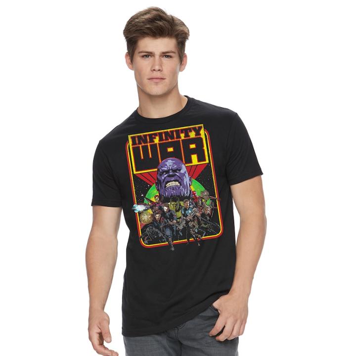 Men's Marvel Comics Thanos Tee, Size: Medium, Black