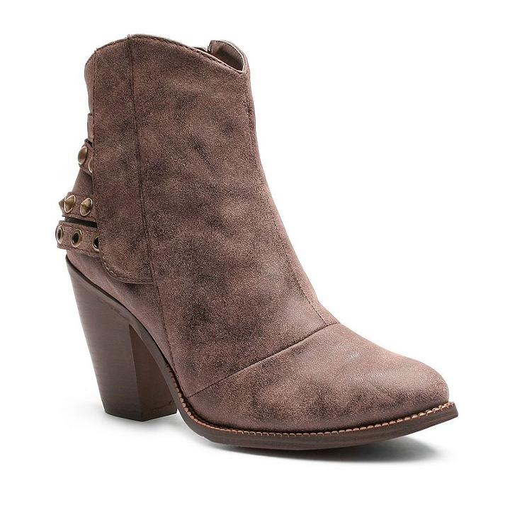 2 Lips Too Too Trip Women's Ankle Boots, Girl's, Size: Medium (7.5), Brown
