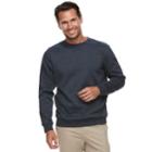 Men's Croft & Barrow&reg; Classic-fit Easy-care Stretch Fleece Sweatshirt, Size: Xxl, Dark Blue