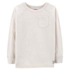 Boys 4-12 Oshkosh B'gosh&reg; Thermal Pocket Raglan Top, Size: 6, Light Grey