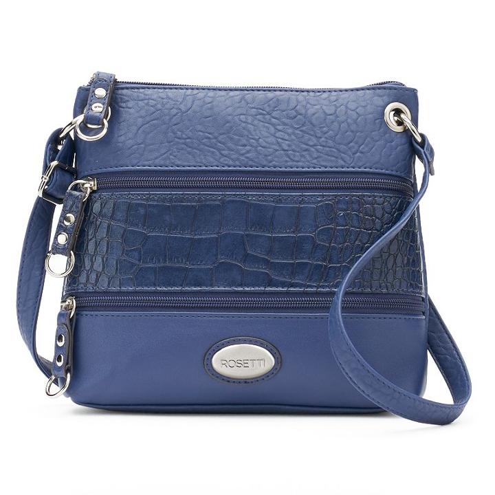 Rosetti Demi Zips Colorblock Crossbody Bag, Women's, Blue (navy)