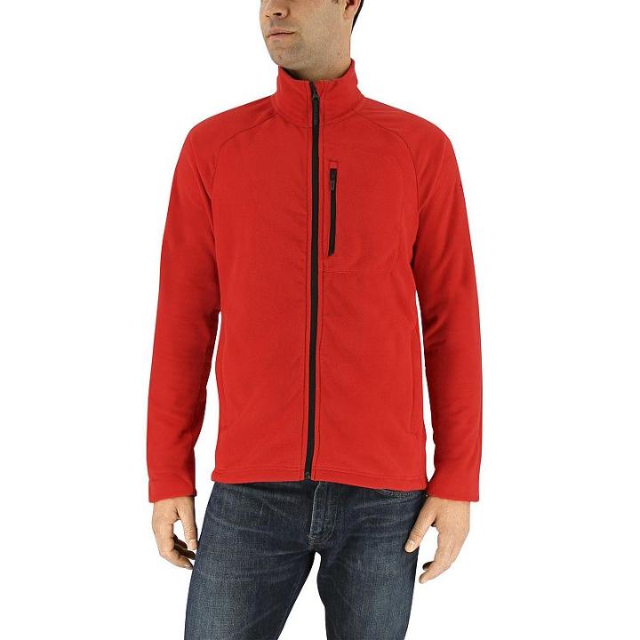 Men's Adidas Reachout Classic-fit Fleece Jacket, Size: Xl, Red