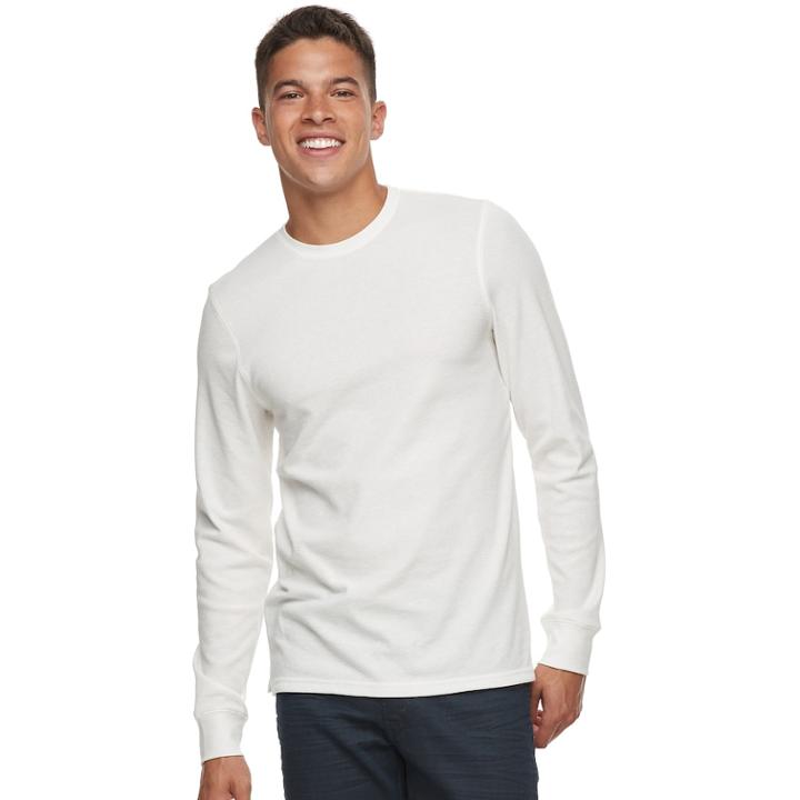 Men's Urban Pipeline&reg; Thermal Tee, Size: Medium, White