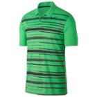 Men's Nike Essential Regular-fit Dri-fit Striped Performance Golf Polo, Size: Large, Green