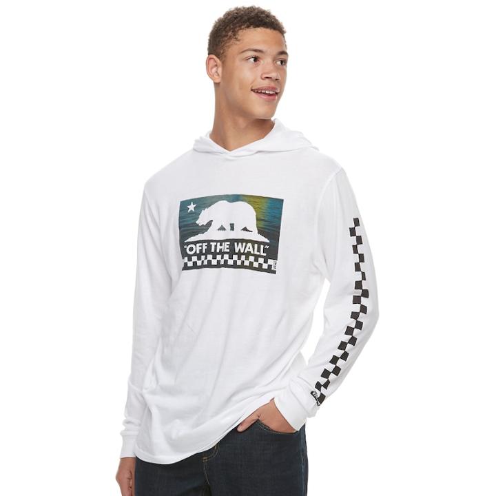 Men's Vans Sunset & Bear Tee, Size: Large, White