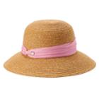 Women's Love This Life Banded Cloche Hat, Med Pink
