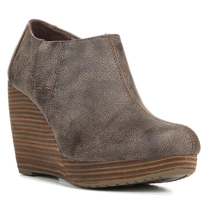 Dr. Scholl's Harlie Women's Wedge Ankle Boots, Size: Medium (10), Brown