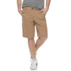 Men's Urban Pipeline&reg; Ultimate Twill Flat-front Shorts, Size: 32, Med Beige