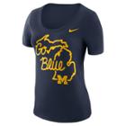 Women's Nike Michigan Wolverines Local Elements Tee, Size: Small, Blue (navy)