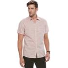 Men's Marc Anthony Slim-fit 1-pocket Button-down Shirt, Size: Medium, Brt Red
