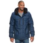 Big & Tall Zeroxposur Dozer Hooded Jacket, Men's, Size: 3xb, Blue (navy)