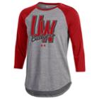 Women's Under Armour Wisconsin Badgers Favorites Baseball Tee, Size: Large, Red