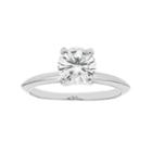 14k White Gold 1 Carat T.w. Lab-created Moissanite Engagement Ring, Women's, Size: 7