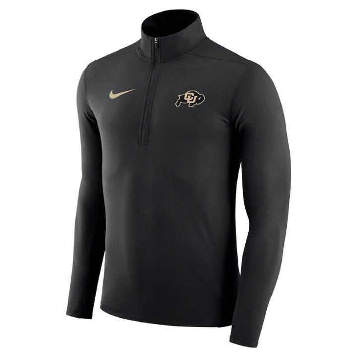 Men's Nike Colorado Buffaloes Dri-fit Element Pullover, Size: Medium, Black