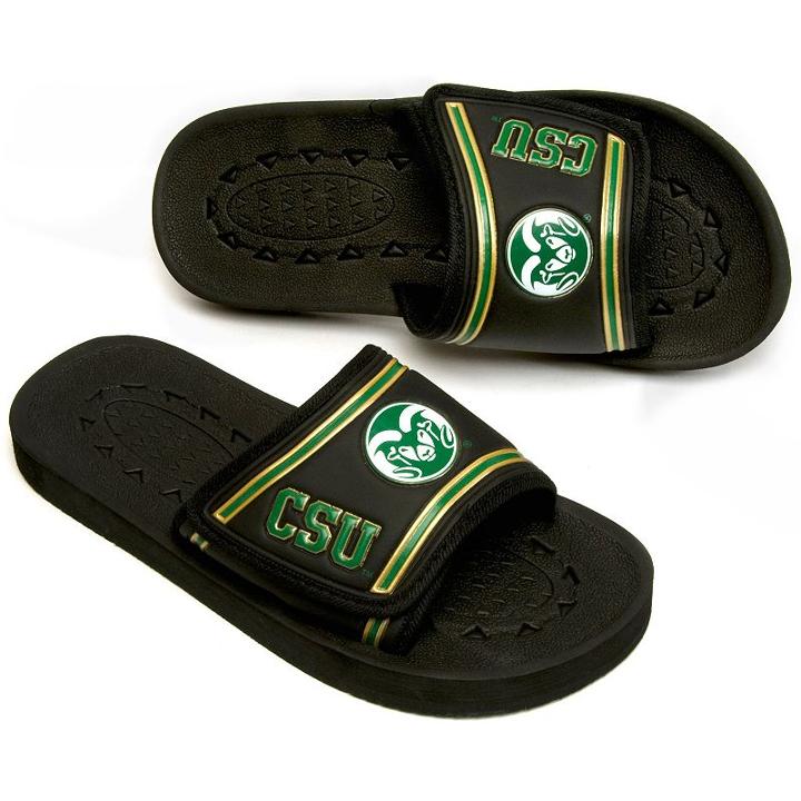 Adult Colorado State Rams Slide Sandals, Size: Xl, Black