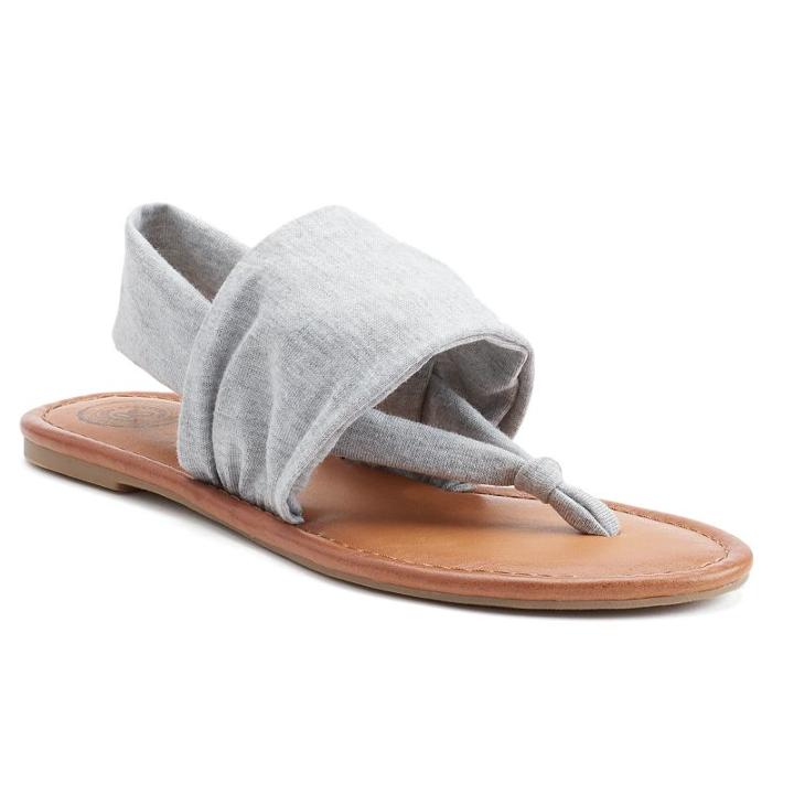 So&reg; Women's Stretch Sandals, Size: Medium (9), Grey