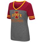 Women's Campus Heritage Iowa State Cyclones Varsity Tee, Size: Small, Dark Grey