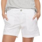 Women's Sonoma Goods For Life&trade; Comfort Waistband Shorts, Size: 8, Natural