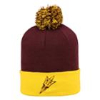 Adult Top Of The World Arizona State Sun Devils Pom Knit Hat, Men's, Dark Red