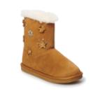 So&reg; Vivian Girls' Winter Boots, Size: 2, Brown