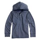Boys 4-12 Sonoma Goods For Life&trade; Hooded Henley Top, Size: 5, Blue (navy)