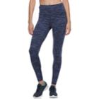 Women's Tek Gear&reg; Performance High-waisted Leggings, Size: Small, Dark Blue