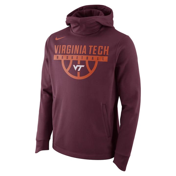 Men's Nike Virginia Tech Hokies Elite Pullover Hoodie, Size: Xl, Dark Red